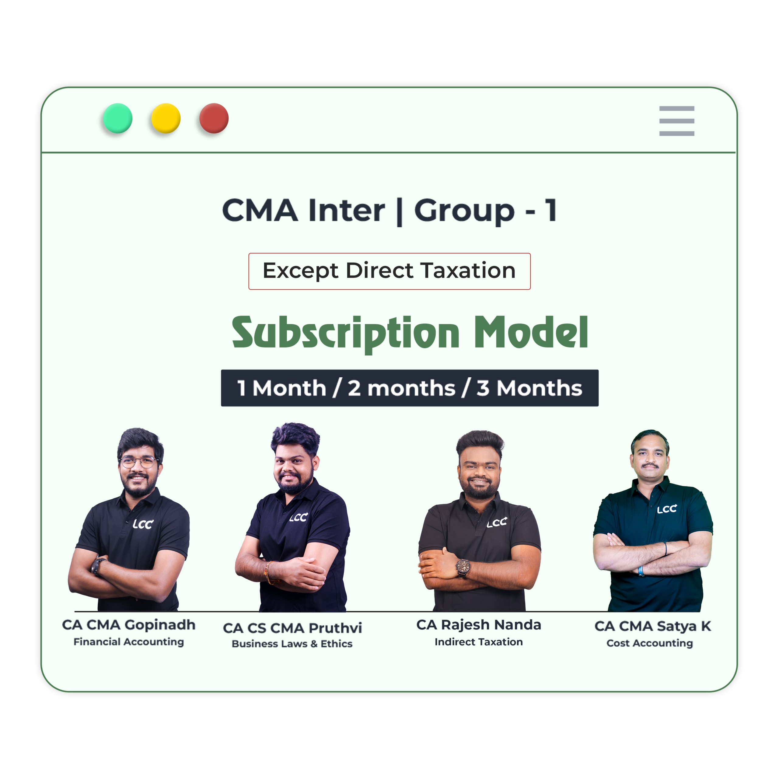 CMA INTER SUB MODEL G1