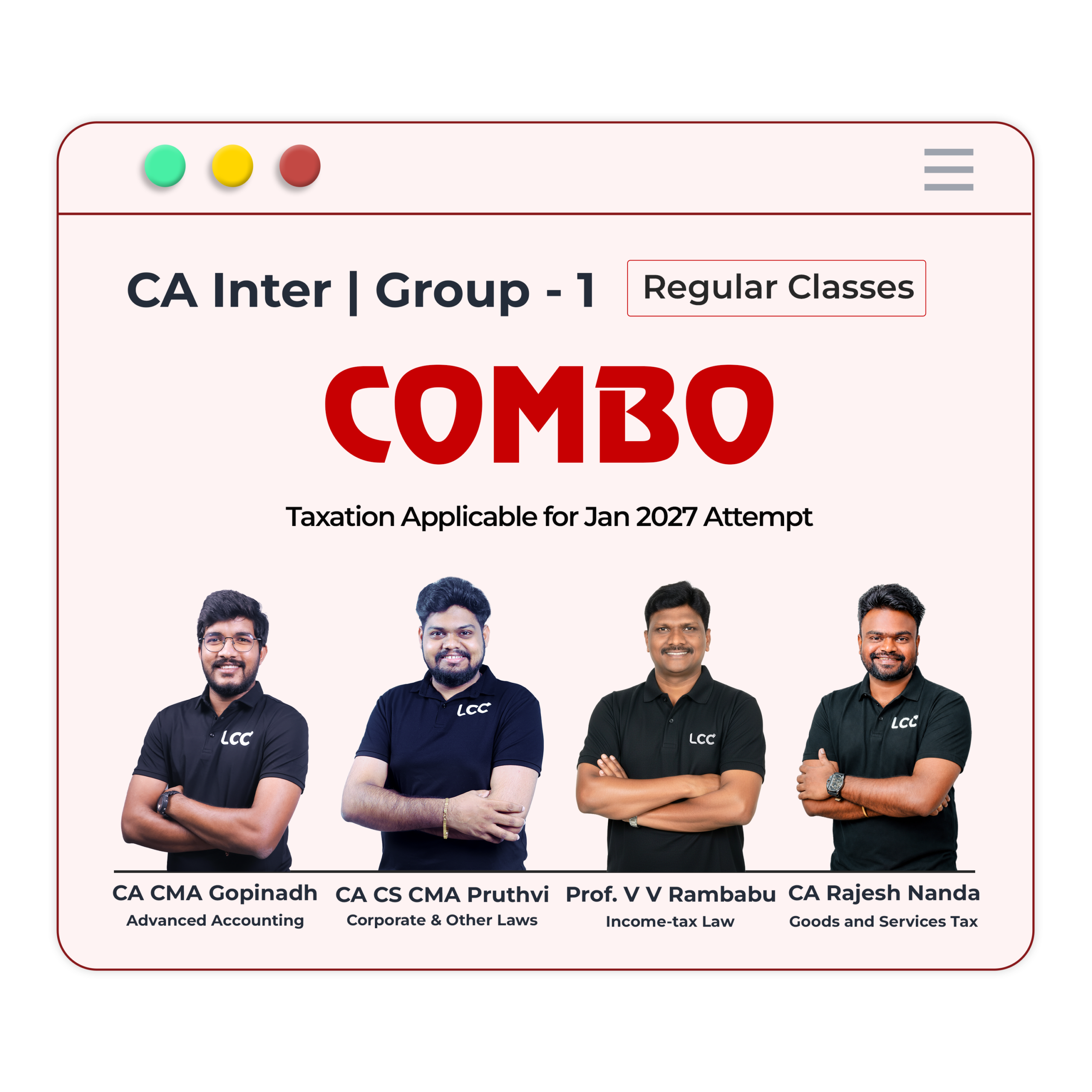 CA INTER G1 COMBO