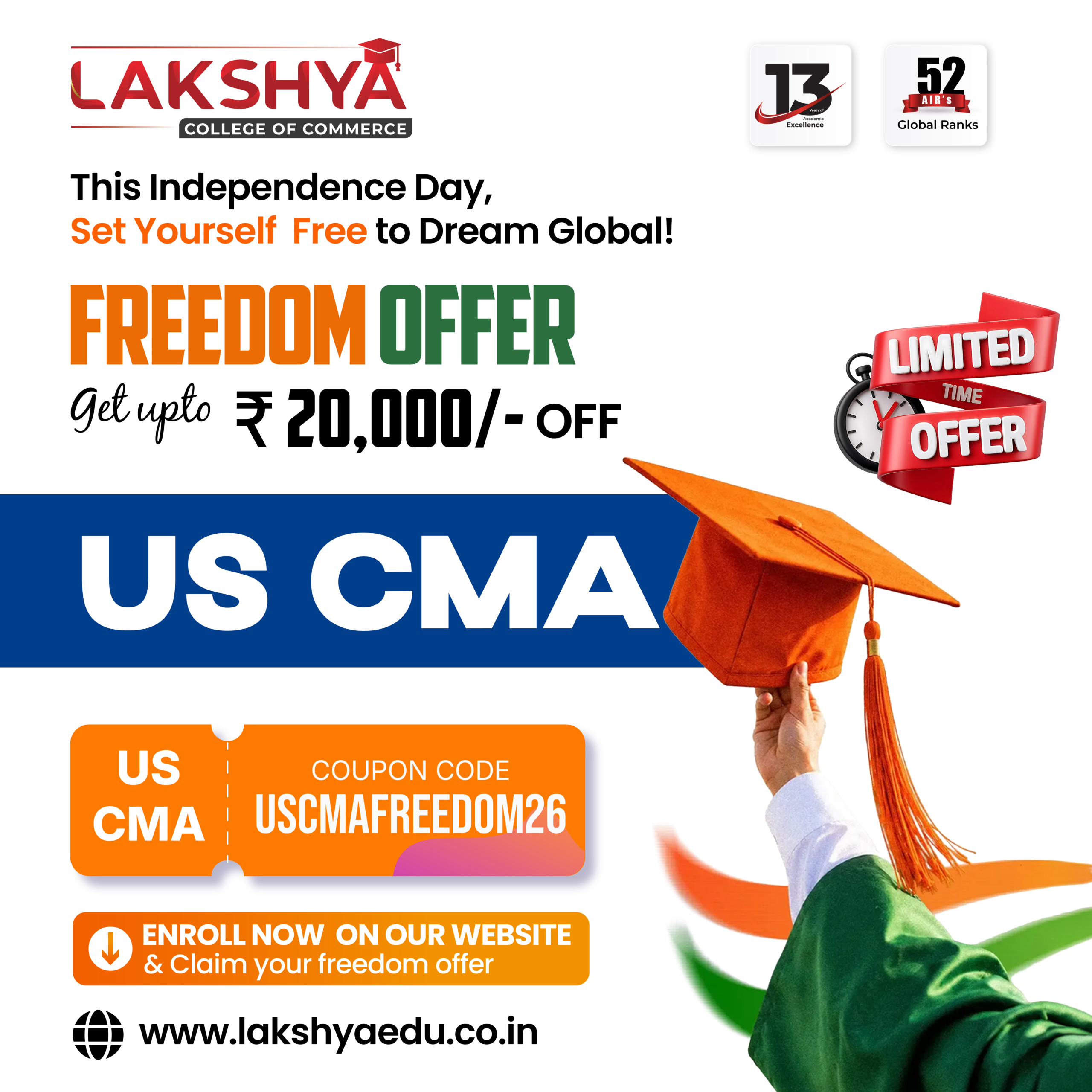 US CMA Freedom Offer